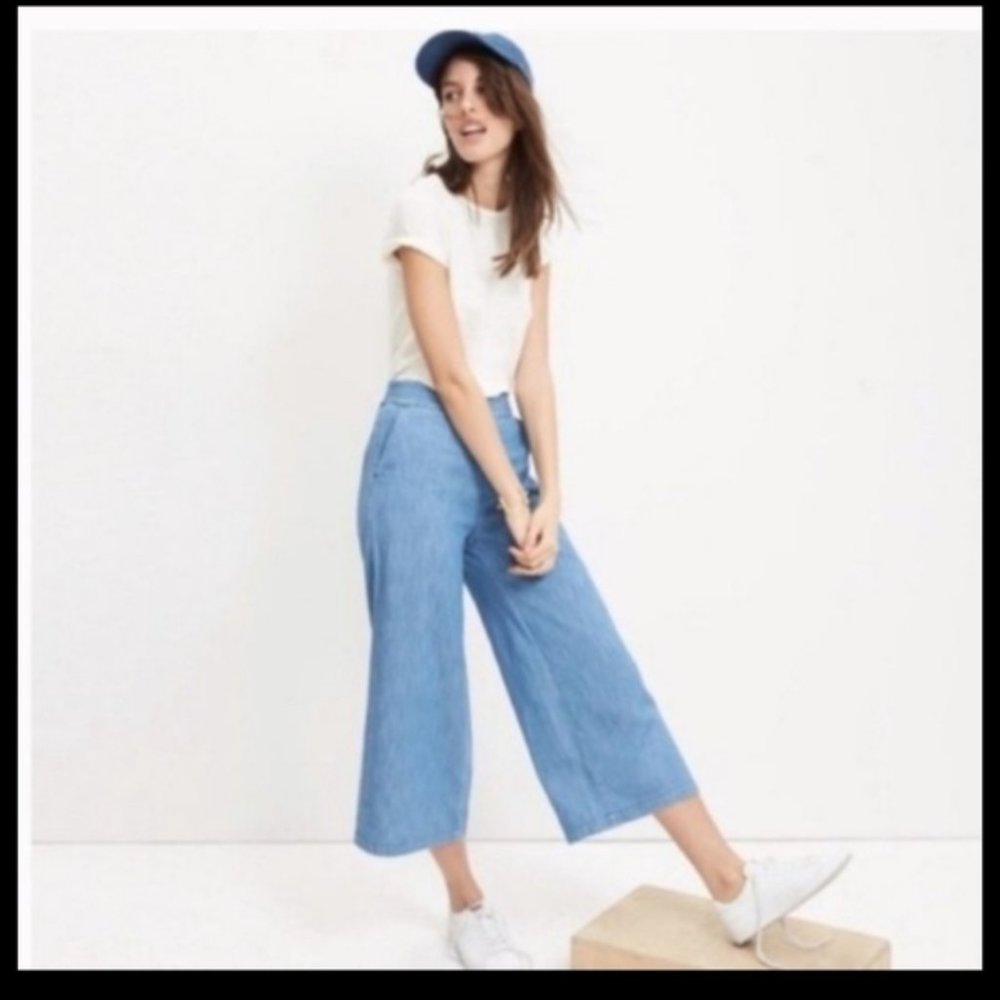 Madewell Huston Chambray Pant - M
